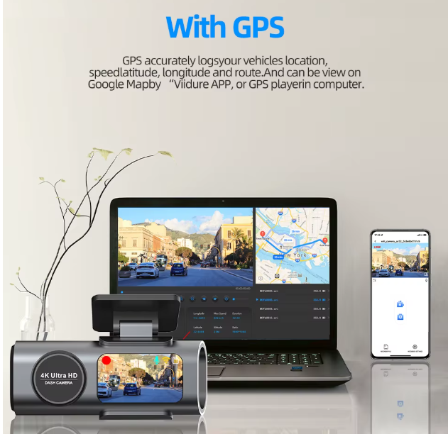 🎥 Kamera samochodowa 4K Ultra HD